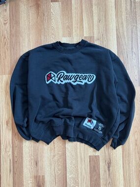 Rawgear black crewneck sweatshirt